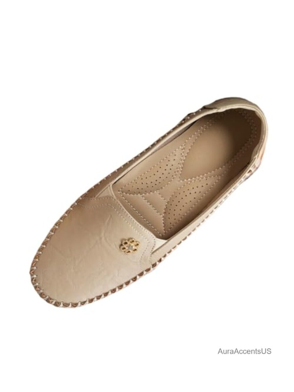 PU Leather Loafers Women Slip On Memory Foam Business Casual Work Flats